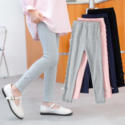 Leggings para meninas Calças infantis Leggings infantis Calças justas com cintura elástica Calças lápis