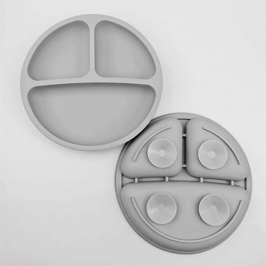 Silicone Baby Suction Cup Bowl and Plate Set