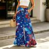 Women's High Waist Wide Leg Pants with Drawstring Pockets Casual Loose Fit Long Trousers Comfortable Lightweight Fabric Elastic Waistband