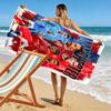 ManUtd Print Beach Towel, Large Soft Quick Dry Towel for Beach Camping Swimming