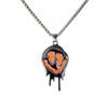 Punk Halloween Skull Necklace Zinc Zinc Alloy Hip Hop Neck Chains Simple Luminous Pendant Necklace  Halloween