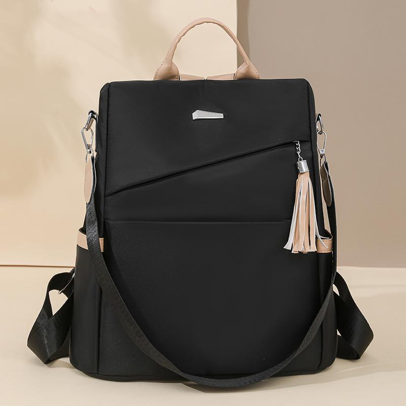 

Backpack Large Capacity Backpack Commuter Color Anti-theft Women s Bag серый