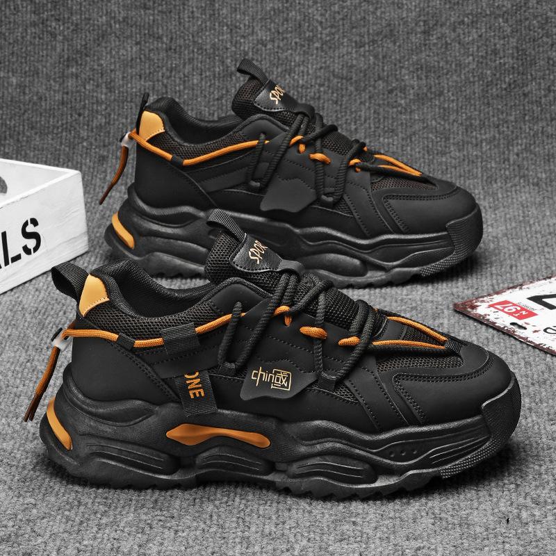 Dad-Schuhe Herbst atmungsaktiv dicke Sohle höhenverstellend Netzschuhe neu Sport Laufen Stoßdämpfung Freizeit