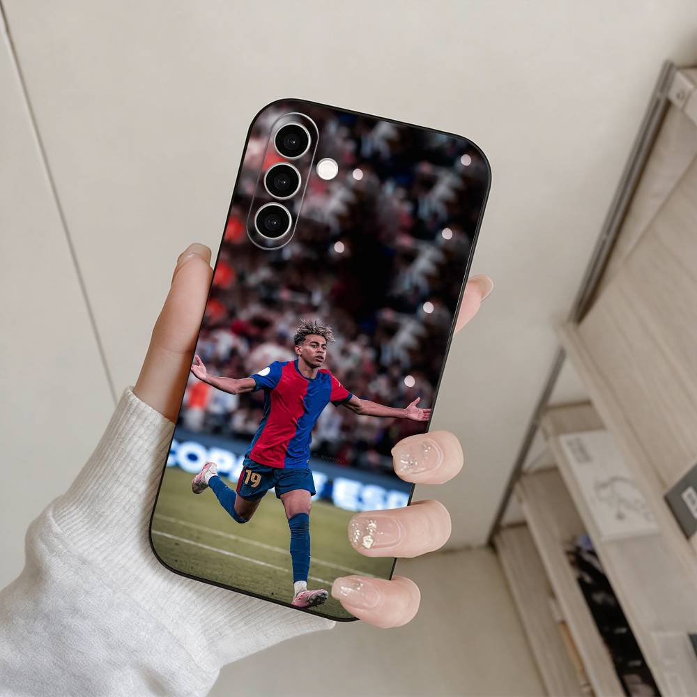 Lamine Yamal Phone Case For Samsung Galaxy A73,A72,A71,A70,A53,A52,A51,Others Soft Black Cover