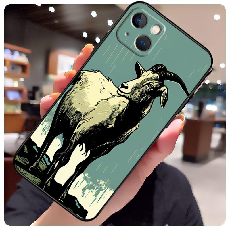 Cute Baby Pygmy Goat Case For iPhone 13 14 11 12 15 Pro Max X XR XS Max 7 8 Plus SE 2020 2022 14 Plus Back Cover