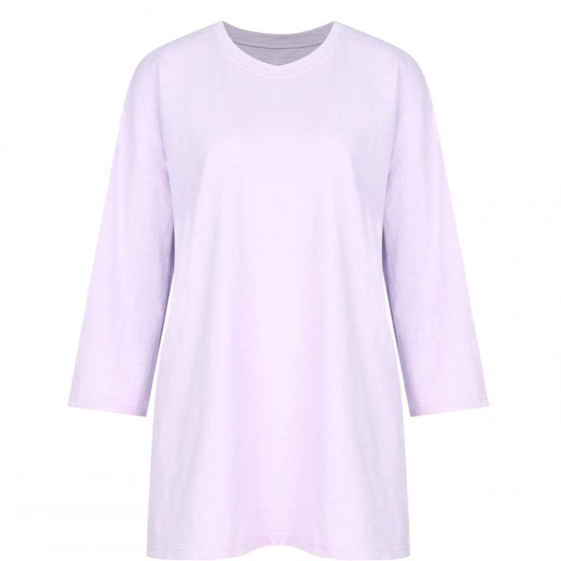 Shop   Women Slub CoTTon 3 4 Sleeve T shirT Dai Wsh 1112 Black