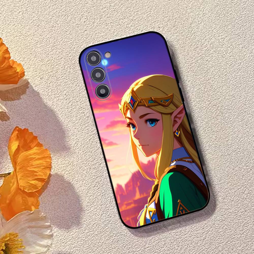 Spiel The Legend of Z-Zelda Prinzessin Handyhülle Für Samsung Galaxy A73,A72,A71,A70,A53,A52,A51,Weiche Silikon Schwarze Hülle