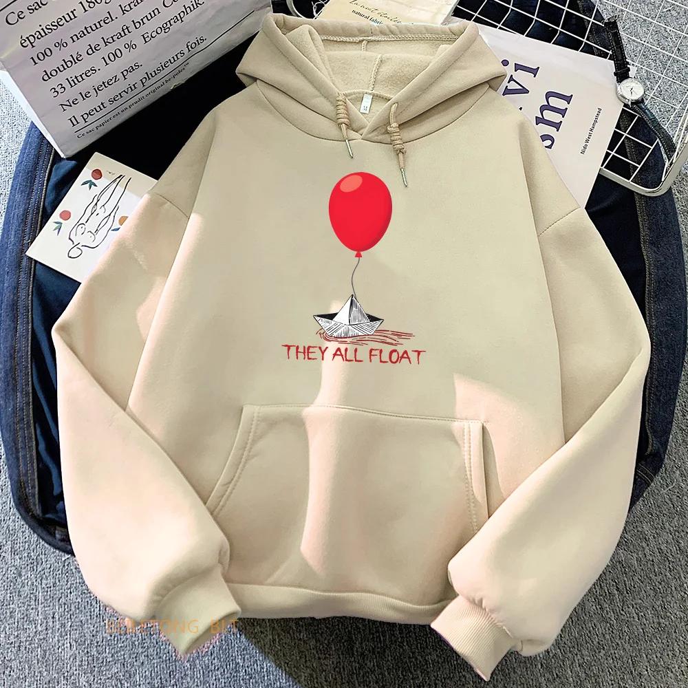 Horror Movie Graphic Printing Sweatshirts Long Sleeve Women/Men Winter Hoodies Casual Female Graphic Printing Pullovers Tops
