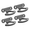 4 Pcs Trailer Chain Hooks Car Accessories Pickup Truck Cargo Tie Down Anchors Gadgets