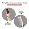 2 in 1 Anti-Static Foldable Hair Comb with Small Makeup Mirror Mini Portable for Travel Cosmetic Touch-ups