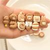10Pcs New Cute Animal Bear, Cake, Chocolate Resin Cabochon Scrapbooking Diy Jewelry Hairpin Craft Decoration Accessories A82