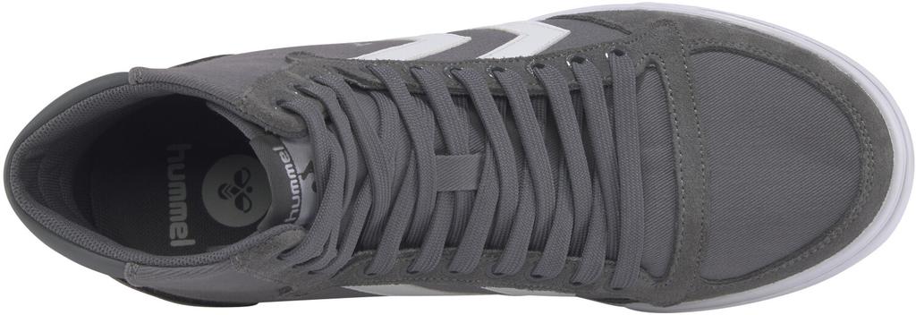 Кроссовки Hummel Slimmer Stadil High Canvas серые/белые