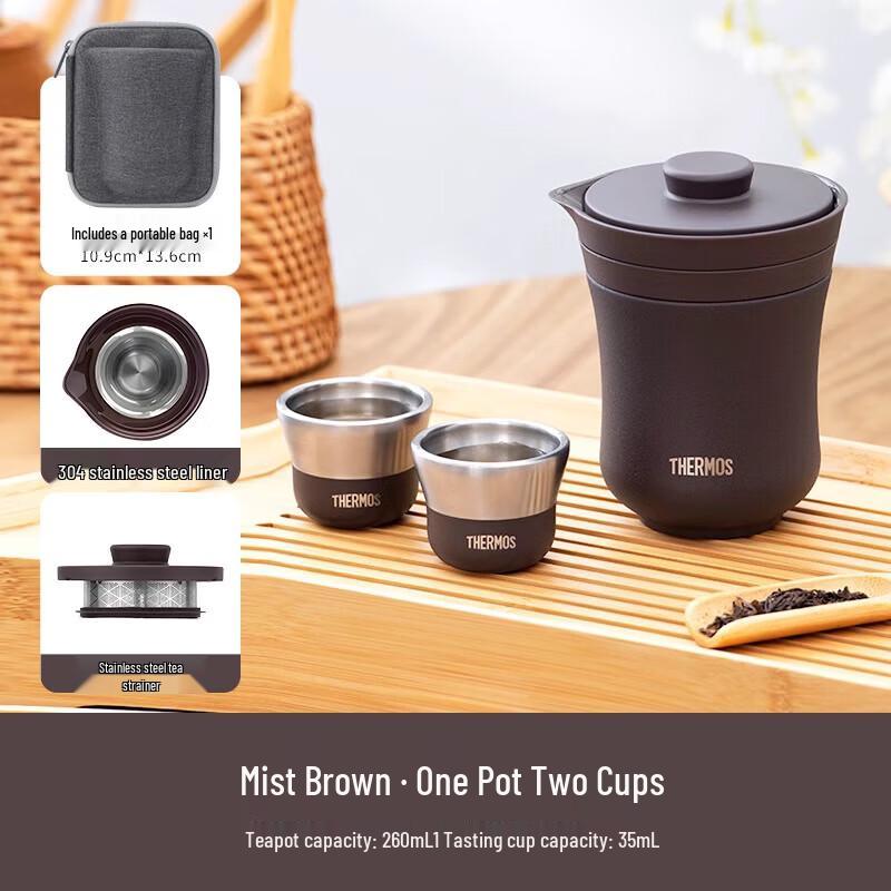 THERMOS Portable Insulated Tea Set