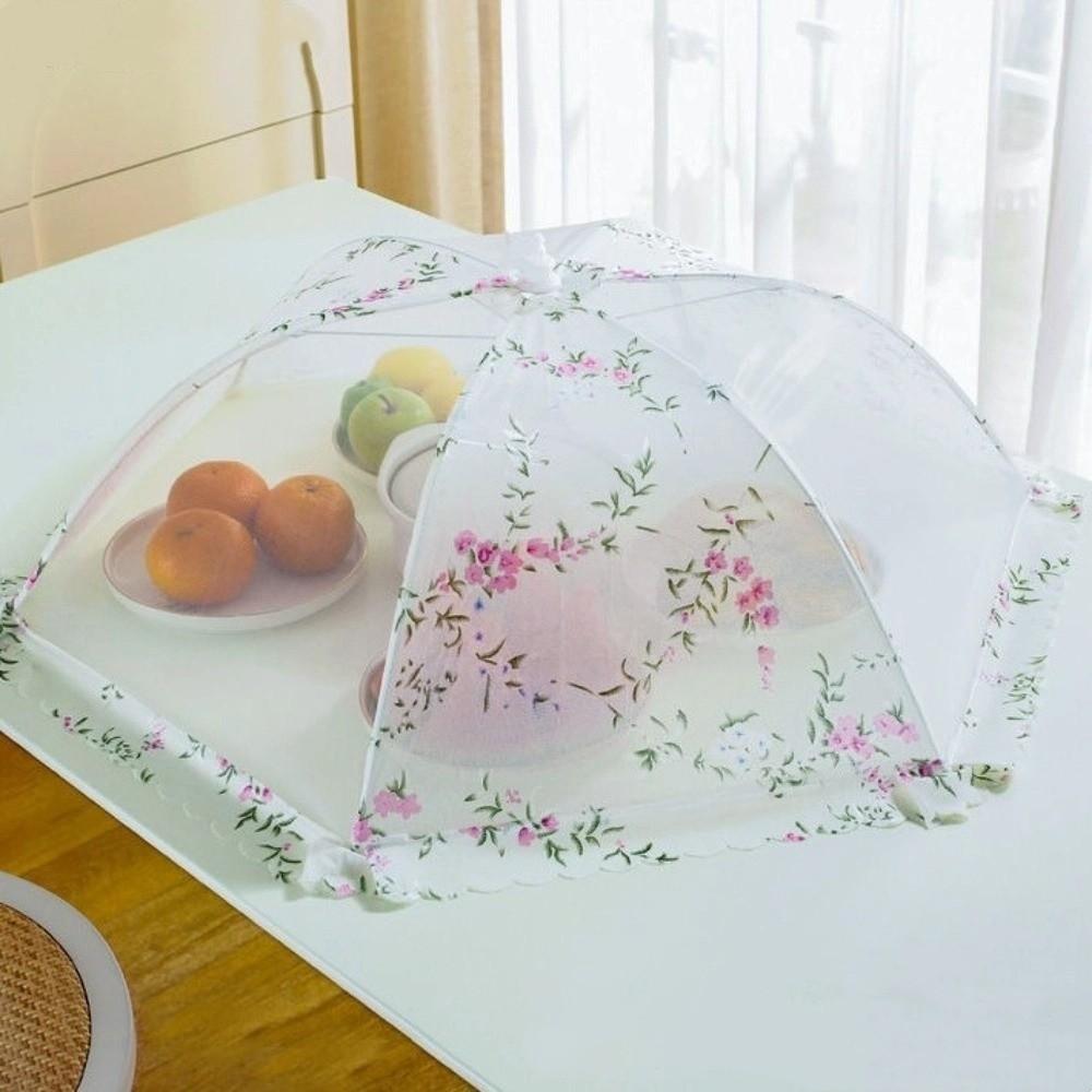 Stylish Anti Mosquito Food Cover Lace Design Meal Cover Cooking Tools Umbrella Style Cover  Kitchen