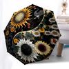 1pc Sunflower Yin Yang Harmony Umbrella with Plastic Handle,Vibrant Cartoon Pattern,Multi-functional UmbrellaPT103