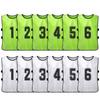 12 PCS Adults Soccer Pinnies Quick Drying Football Team Jerseys Sports Scrimmage Soccer Team