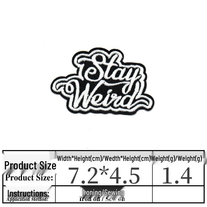 Personalized Punk Embroidery Iron-on Patch for Jackets