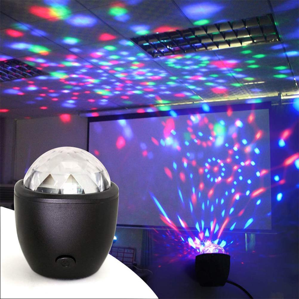 

Lights LED Ball Stage Effect Rotating Party Light Sound Activated RC Bulb for DJ KTV Dancing