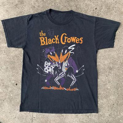 Vintage The Black Crowes Konzert Schwarz Unisex T-Shirt