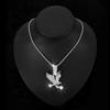 Hip Hop Street Animal Necklace, European and American Men's Cuban Chain Decoration, Personalized Alloy Eagle Pendant
