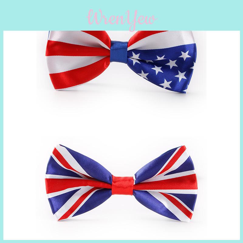 Show Your Patriotism With These Countries Bow Ties In Silk