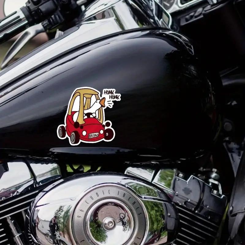 DS69#13X14cm Funny Honk Goose Vinyl Car Sticker for Versatile Decor Durable Water-Resistant  Decal