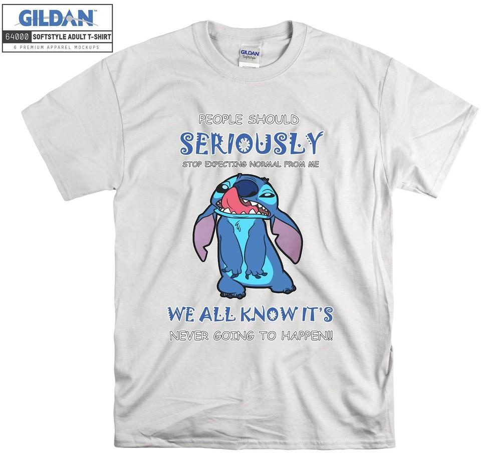 

Stitch People Should Seriously T-shirt Cute T shirt Men Women Unisex Tshirt V405 3XL