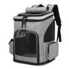 Expandable, Breathable Outdoor Pet Backpack for Cats - Portable and Foldable with Extra Capacity for Outings.