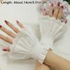 New Cotton Fake Cuff Detachable White Wrist Cuff Lace Cuff Women