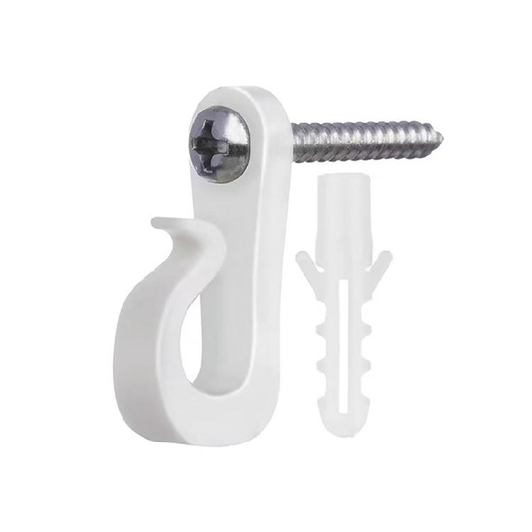 

Multipurpose Plastic Hook Home Accessory for Outdoor Use Great For Hanging Christmas Light and Keep Cables Neat