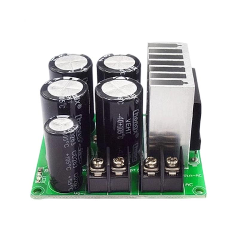 High Current 10A Rectifier Filter Board NonRegulated Power Supply Board With Low Noise Filtering For Amplifiers Systems