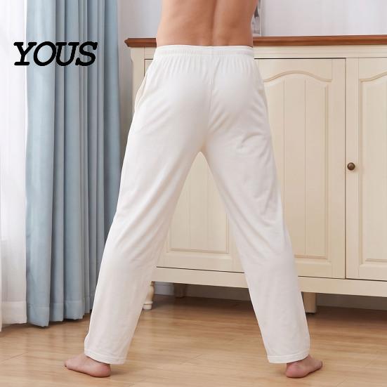 Relaxed Fit Joggers for Spring Men Loose Sweatpants, Straight Leg Joggers, Drawstring Waist Athletic Sweatpants Home Trousers Gym Workout, Casual