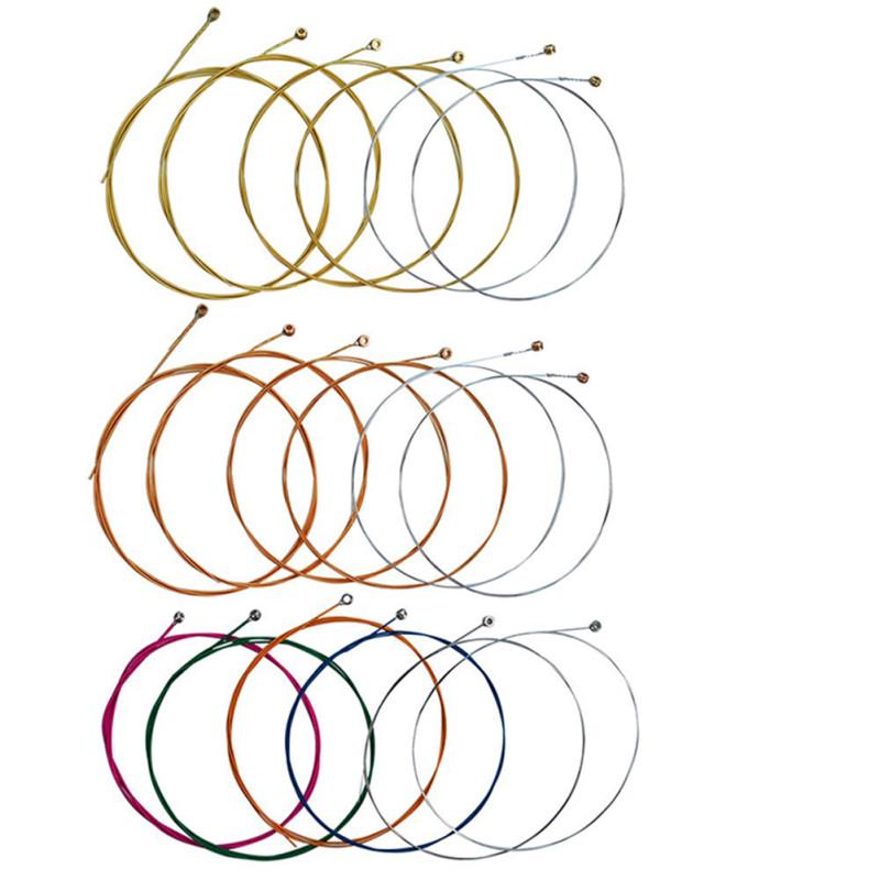 6 Pcs Acoustic Guitar Strings for Acoustic Folk Guitar Classic Guitar