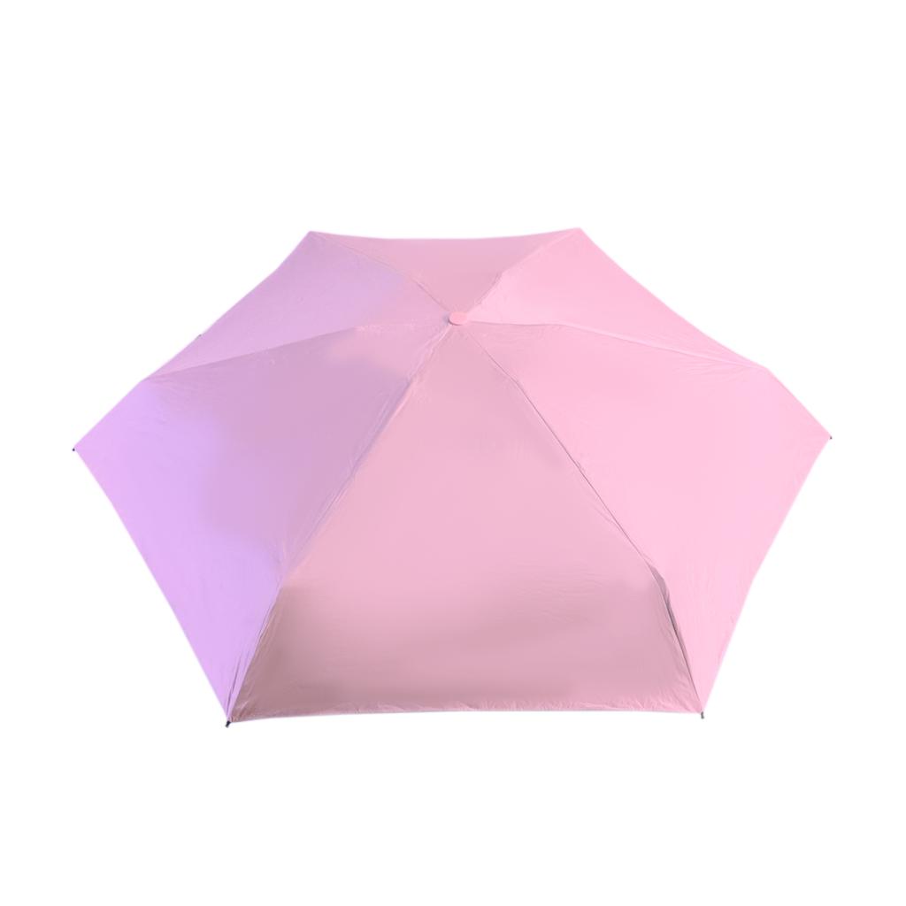 Biggdesign Moods Up Pink Mini Umbrella, Manual Open-Close, Windproof, Compact Size, Stylish Design