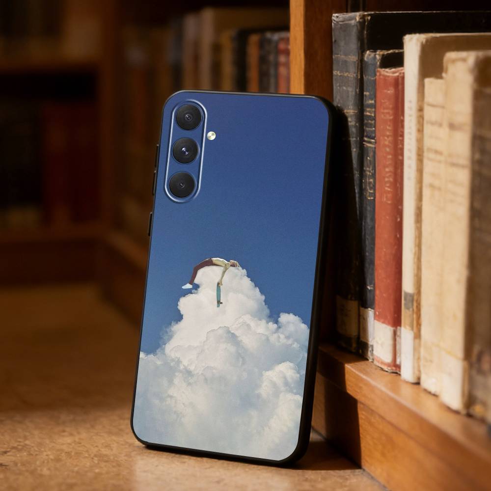 Surrealist style  Phone Case For Samsung S26,S25,S24,S23,S22,S21,Ultra,Plus,FE Black Soft Cover