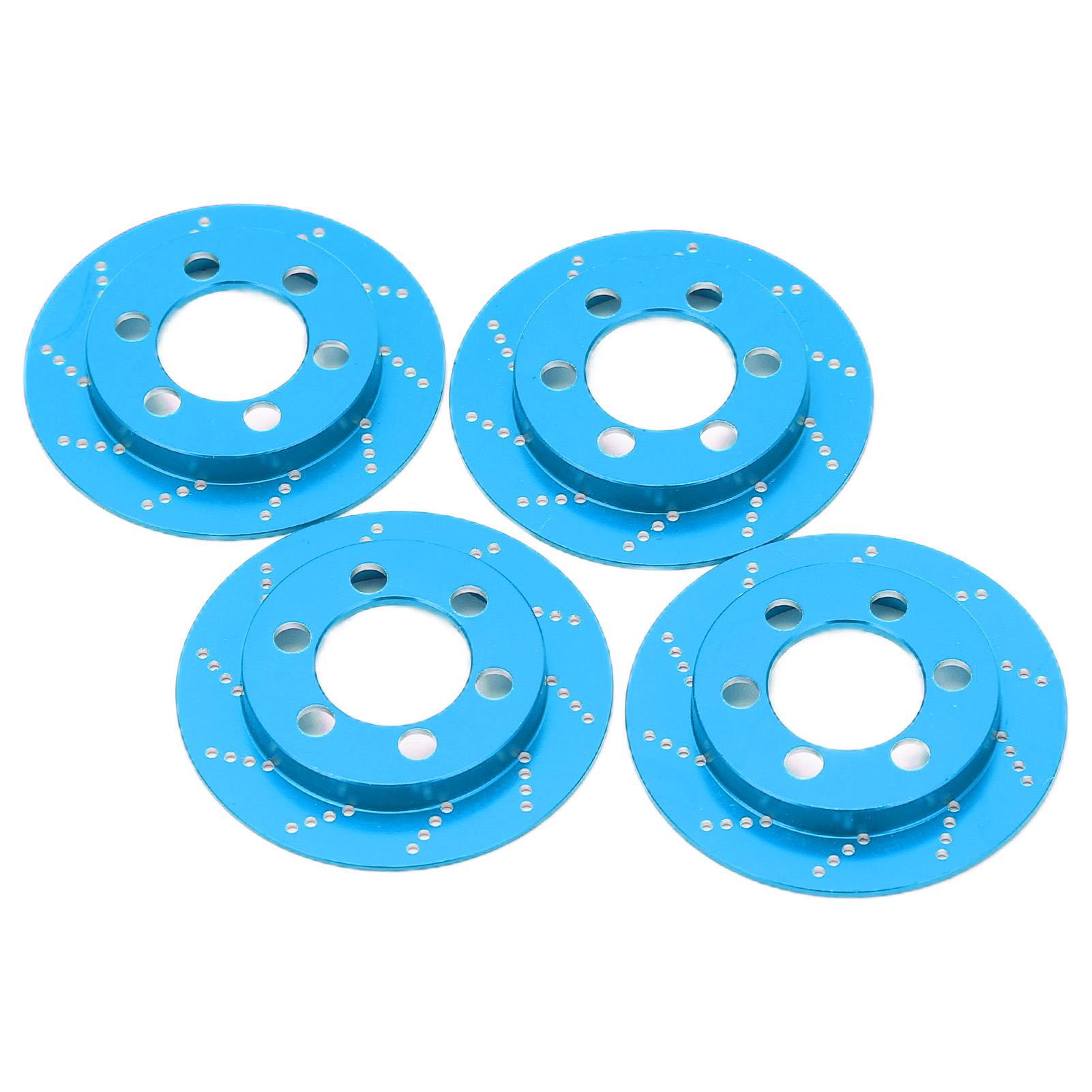 

4pcs RC Brake Caliper RC Simulation Wheel Aluminum Brake Disc for 1.9 Inch Wheel 1 10 RC Crawler CarBlue синій