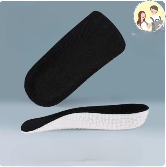 1 Pairs Package Enhanced Ventilation Unisex Heel Lift Inserts Insole Height To Increase Insole