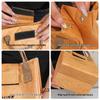 Tyvek Kraft Paper Insulated Lunch Bag - Waterproof, Aluminum Foil Bento Picnic Bag
