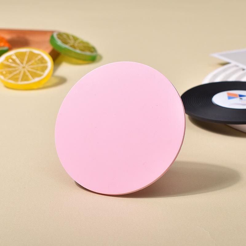 Printed Soft Rubber Coaster Mat - Heat-Resistant Dining Table Bowl Pad for Cafe & Hotel
