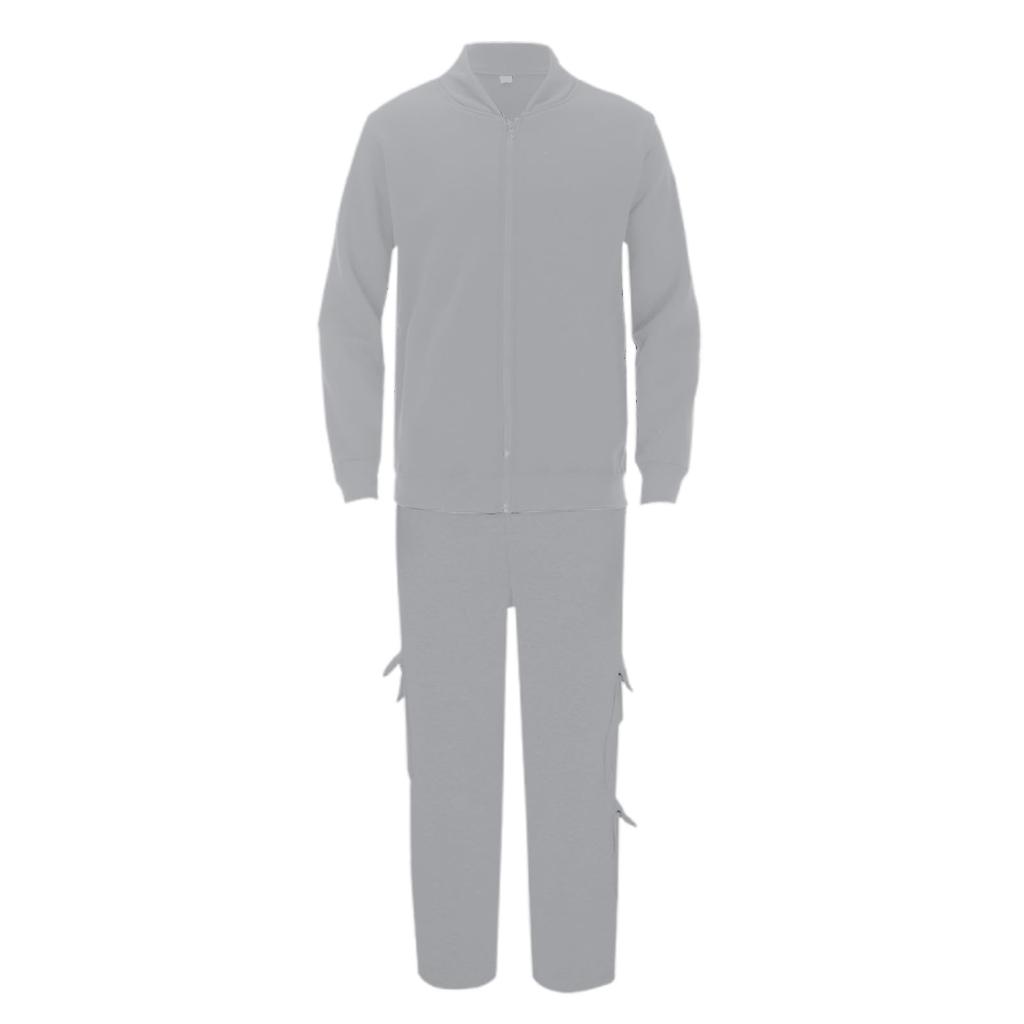 Mens Sweatsuit Set 2 Piece Athletic Tracksuit Sports Tops+Pants
