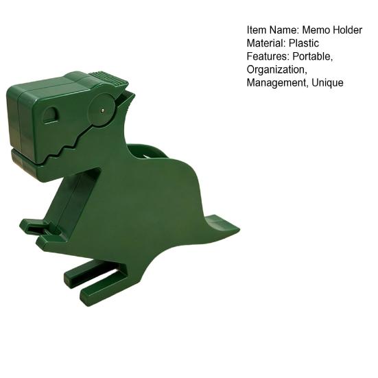 3D Dinosaurier Sticker Notizhalter Stifthalter Lustiger Schreibtisch Memo Organizer mit Schreibtischnotizspender