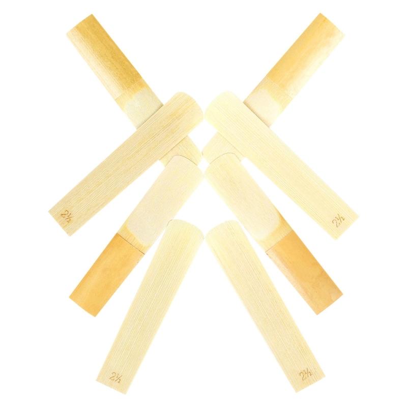 8Pcs Tenors Saxophone Reed Replacement Tenors Saxophone Mouthpiece Reed Strength 2.5 Repair Accessory Enduring
