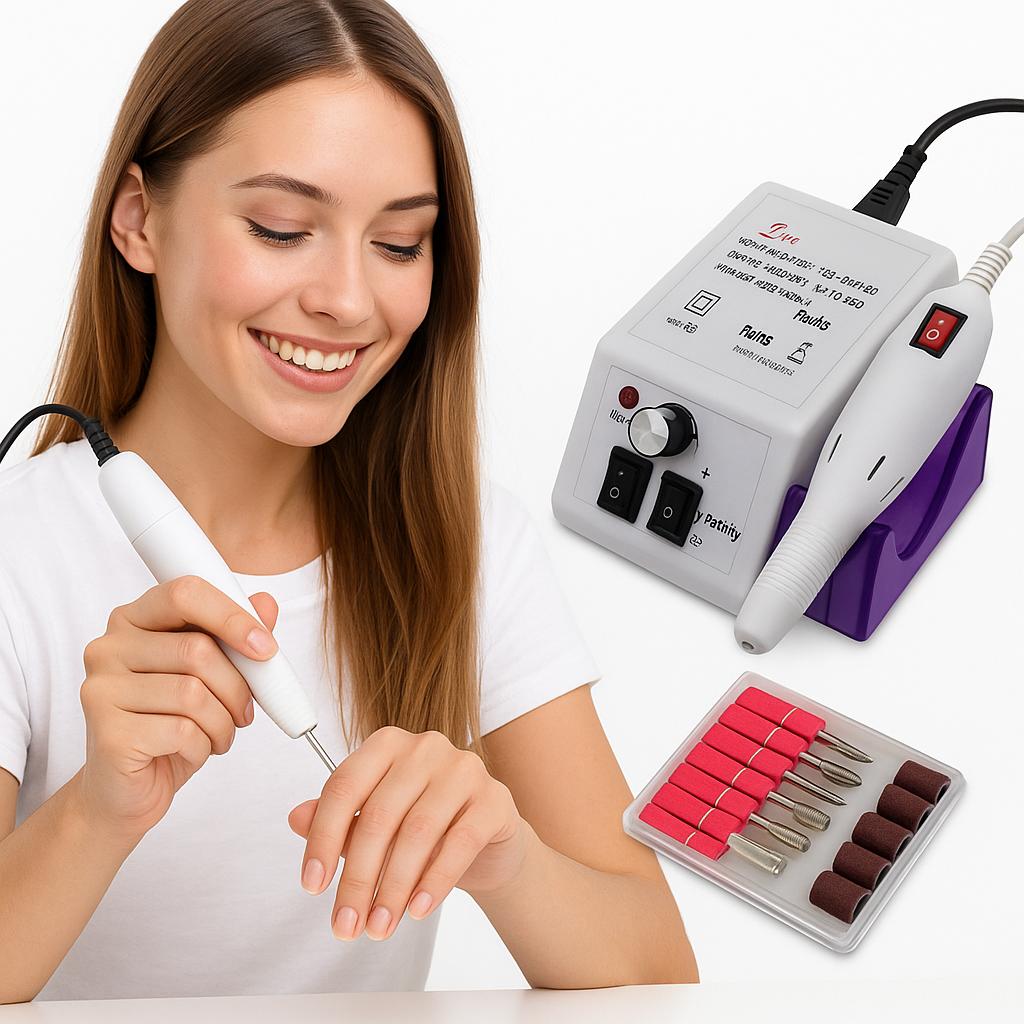 Nail drill DM-2000 manicure pedicure strong set white