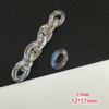 Acrylic Iridescent Chain & Jump Ring Set for DIY Phone Case Jewelry