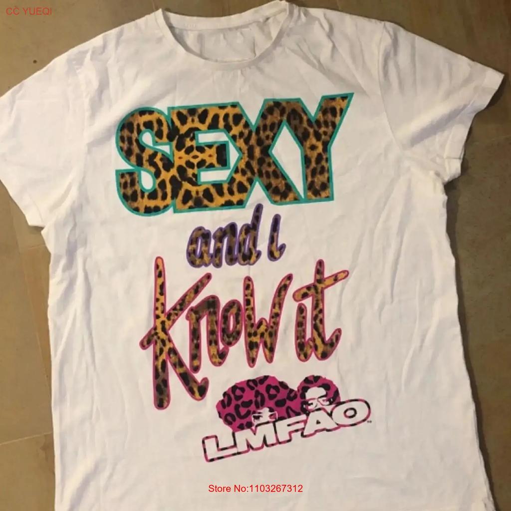 Lmfao Sexy And I Know It T Shirt Full Size S 5xl Vintage Unisex Slightly Stylish Soft Comfortable Designer Clothes