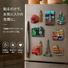 ALOHAMONI World Landmark Vintage Art Magnet Overseas City Three-Dimensional Sculpture (Japan Kiyomizu-dera)
