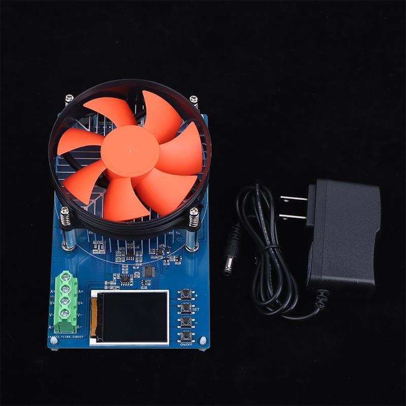 150W 20A Adjustable Constant Current Electronic Load 1.77inch TFT Color Display Adjustable Testing Module Digital Analyzer