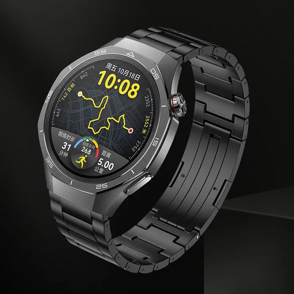 Titanium Band For Huawei Watch GT5 46mm gt 5 4 3 Pro 46MM 2e Metal Bracelet for Samsung Galaxy Gear S3 3 45mm Men Strap Correa