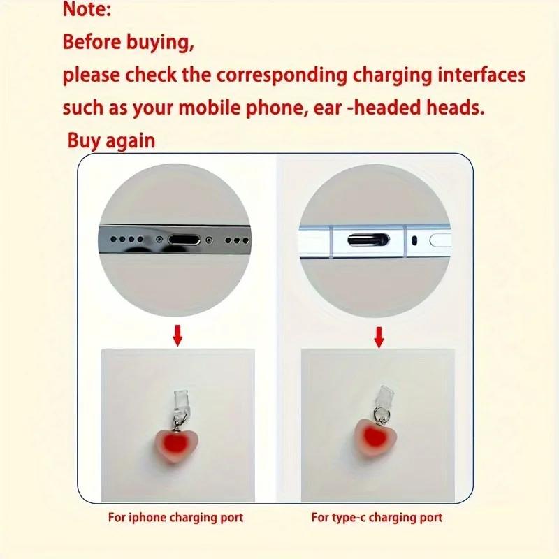 Cute Bear Mobile Phone Dust Plug, Suitable For IPhone/Type-C