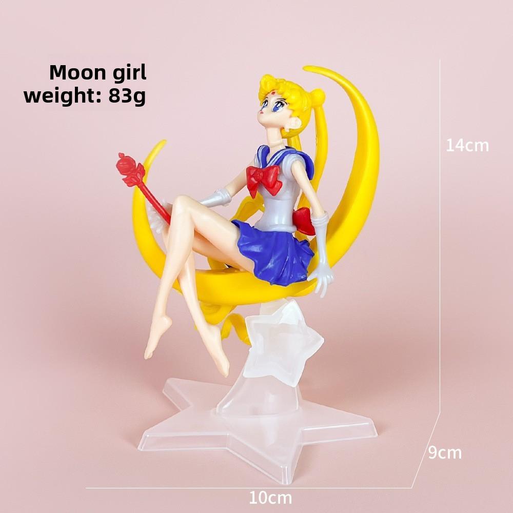Sailor Moon Tsukino Usagi Anime Figurine With Flexible Assembly For Baking Decoration And Giftgiving